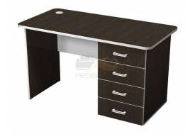 Стол письменный с тумбой левый с кабель каналом ПСт1.16Л