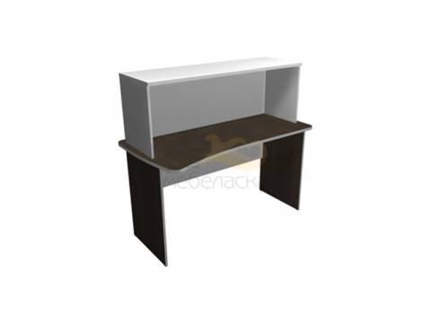 Стол эргономичный левый с надставкой 1-ярусной ПСЭ2.14Л-ПН1.14