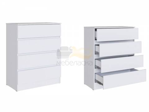 Комод Мэнкс МСК-20 4 ящика белый