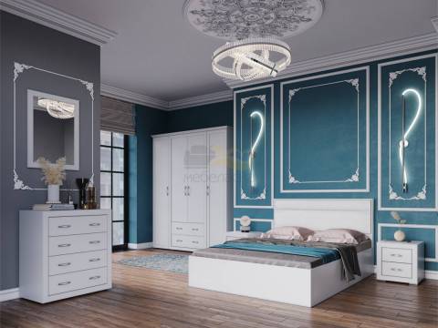 Спальня Леньяна белая
