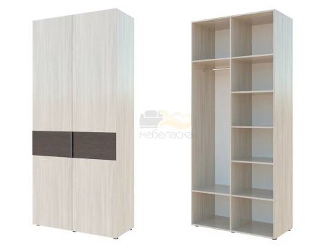 Шкаф комбинированный с полками и 1 штангой Гранд ГШК/1-23-10-33