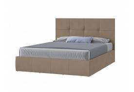 Кровать Твист с ПМ 1800х2000 мм микровелюр капучино