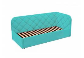 Кровать-софа Комфорт-1 Правая Ромб с ПМ велюр Магия 72