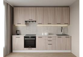 Кухонный гарнитур Шимо 3000 (верх 950 мм) МДФ