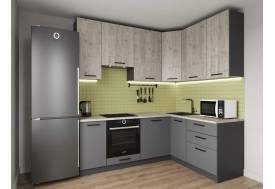 Кухонный гарнитур Антик 2200х1600 (верх 950 мм) МДФ