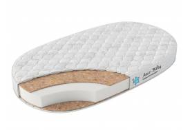 Овальный матрас Кроха зебра до 75*125 см