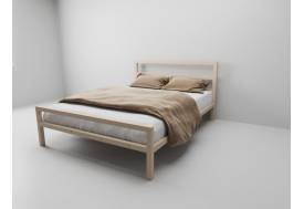 Кровать металлическая Комфорт 1200 бежевая