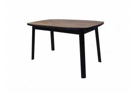 Стол раздвижной Дионис Лайт 1400 дуб флагстафф/черный муар