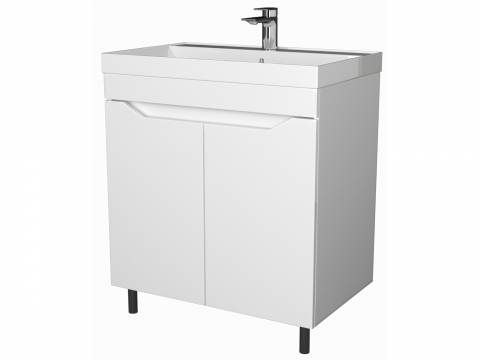 Тумба Сохо 60 напольная 2 двери раковина Океан 60