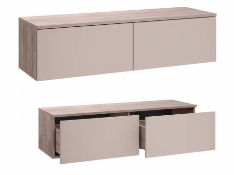 Тумба под ТВ 16.54.02 Роквуд Крем