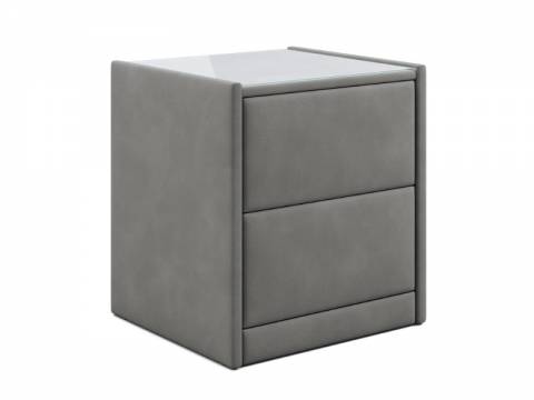 Тумба мягкая Аризона Вариант 7 Лана Серый