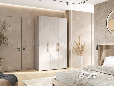 Шкаф 3-х створчатый (1350) Ирис Кашемир