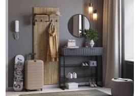 Прихожая Мебельсон К2 дуб крафт золотой/графит