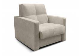 Диван Рэй 700х2000 Клетка с прямыми подлокотниками Vivaldi 3 бежевый велюр