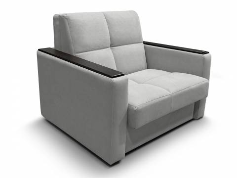 Диван Рэй 900х2000 Клетка с прямыми подлокотниками с МДФ вивальди 14