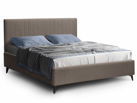 Кровать Фрейм 1600 Страйп высокие ножки без подъема вивальди 8