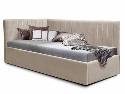 Кровать подростковая правая 900 Фрейм Страйп без подъема вивальди 3