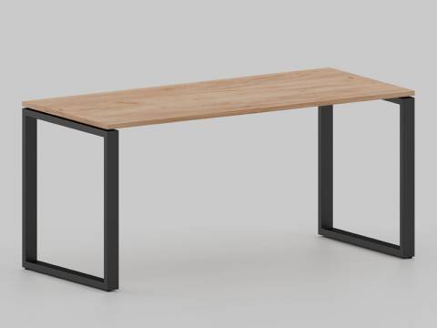 Стол с эффектом парения Лофт О-образные опоры черные ЛО.Кпо_8 800х1200 мм