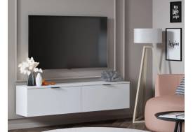 Тумба ТВ Осло М22 ручка торцевая Белый/Белый