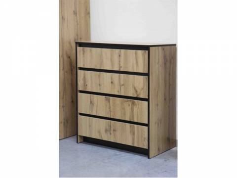 Комод 4 ящика Бостон дуб вотан