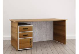 Стол с тумбой Большой (С-4) Soft комбинированный