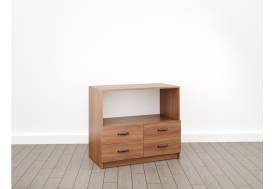 Тумба отдельностоящая 4 ящика (Л-20) Радиус