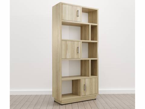 Стеллаж большой (Е-11) Eclectic eco одноцветный Дуб рокпайл