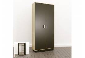 Шкаф комбинированный закрытый (О-12) Eclectic lite Дуб рокпайл-Скала