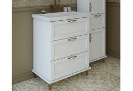 Тумба с раковиной Bali Classic 650 напольная 3 ящика