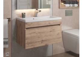 Тумба с раковиной Uperwood Eva Крафт Табачный 60 см