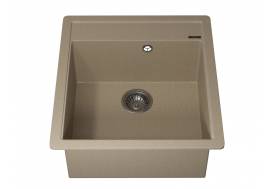 Кухонная мойка Uperwood Quartz UPD-07-02 бежевая матовая
