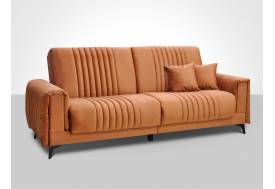 Диван Флирт 2 со съемным чехлом Сенсей хумус