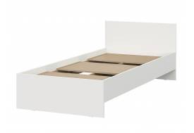 Кровать 900 Денвер Белый с настилом