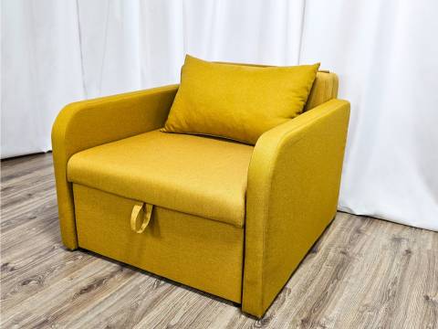 Кресло-кровать Некст Комфорт с подлокотниками Neo Yellow