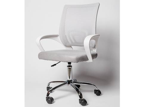 Кресло офисное BN 7166 белый-серый