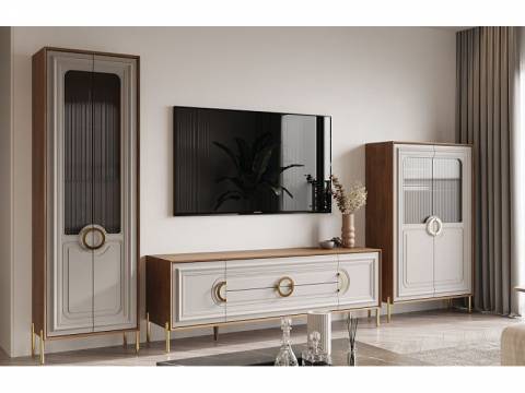 Гостиная Палермо Дуб Каселла коричневый