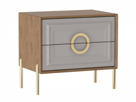 Тумба прикроватная Палермо Дуб Каселла коричневый