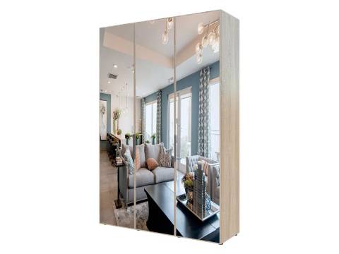 Шкаф Гранд ГШК/2-21-15-111 (двери тип 1) с тремя зеркалами