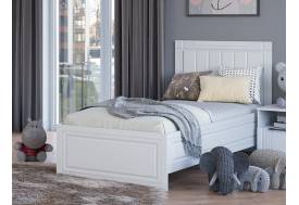 Кровать Вита 900 белый лофт с настилом