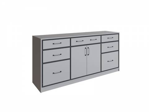 Комод Клео серый камень