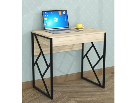 Стол письменный Ромео Дуб сонома/черный матовый