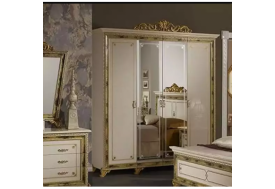 Шкаф 4-х дверный Катя Беж