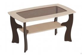 Стол журнальный №15 Венге мали / ясень жемчужный